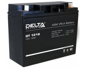 18.0-12V - Аккумулятор, 18.0Aч, 12V, 181х77х165мм
